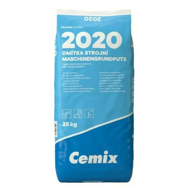 Cemix 2020 Jádrová omítka strojní vápenocementová 25kg