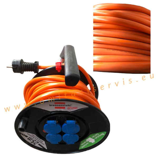 Kabel buben 25m 4x230V IP44 3×1,5mm