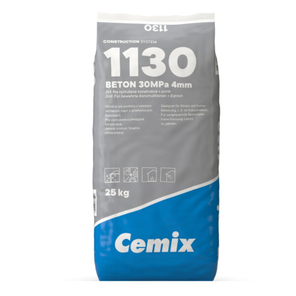 Cemix 1130 BETON 30MPa 4mm – cementový potěr