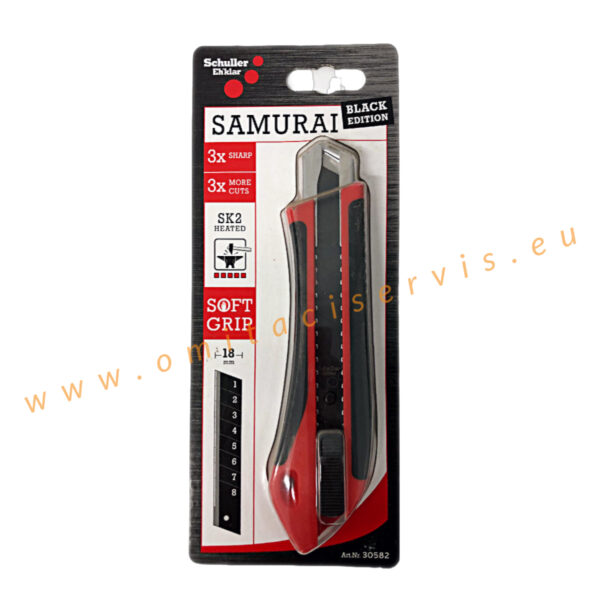 Nůž SAMURAI BLACK 18mm