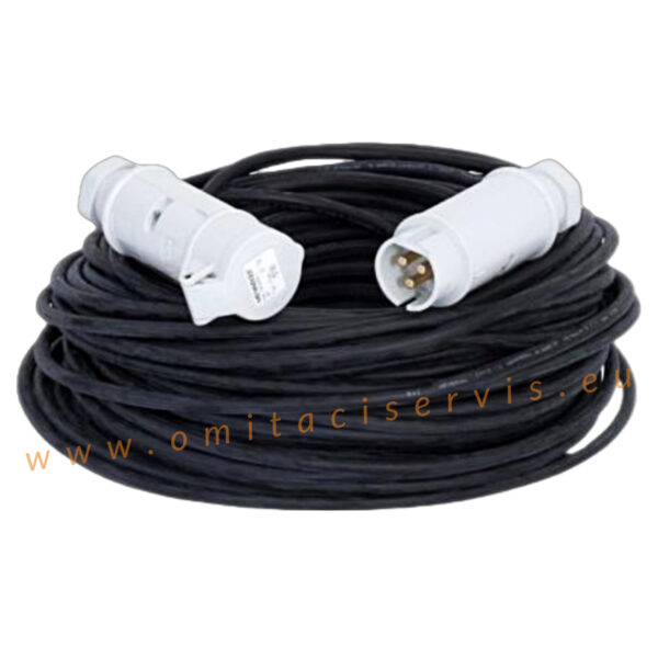 Prodlužovací kabel ,Sondový kabel 3×1,5 vč. koncovek 50bm   Délka 50 m